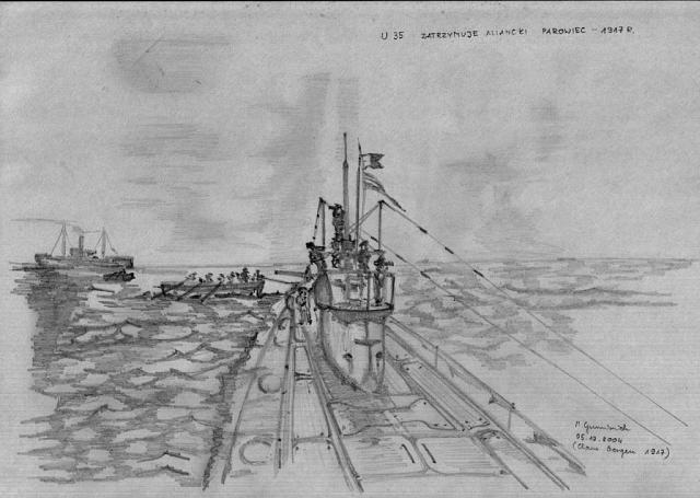 "U-35" na Morzu Śródziemnym w 1917 roku